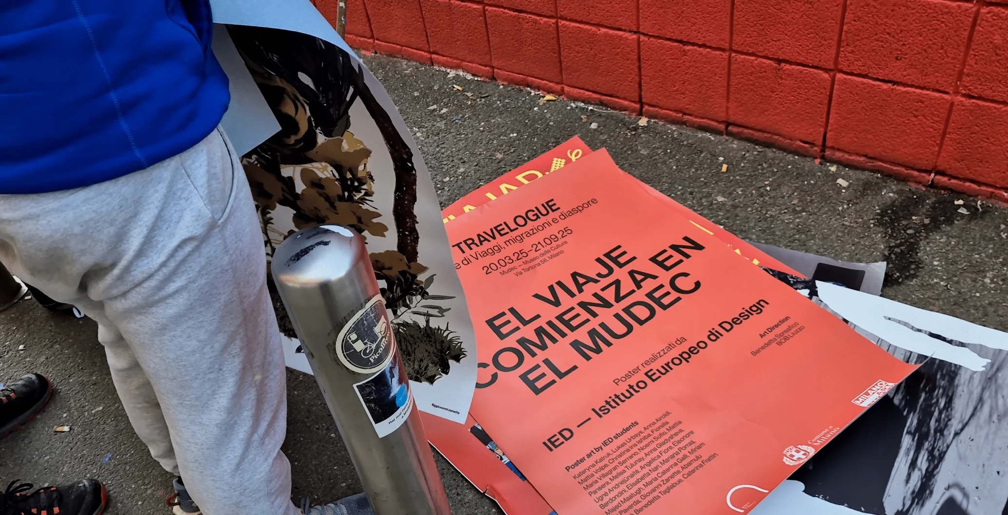MUDEC campaign applications with multilingual poster layouts